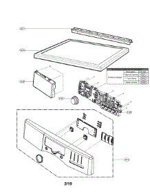 Control Panel Parts parts for Kenmore Dryer 795.80318900 (79580318900, 795 80318900) from AppliancePartsPros.com