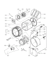 Drum Parts parts for Kenmore Washer 796.41172212 (79641172212, 796 41172212) from AppliancePartsPros.com