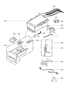 Dispenser Parts parts for Kenmore Elite Washer 79641473217 from AppliancePartsPros.com
