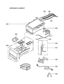 Dispenser Assy parts for Kenmore Elite Washer 79641482211 from AppliancePartsPros.com