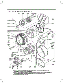 Drum / Tub Assembly parts for Kenmore Elite Washer 79641542210 from AppliancePartsPros.com