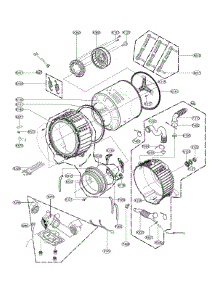 Drum & Tub parts for Kenmore Elite Washer 79641582412 from AppliancePartsPros.com