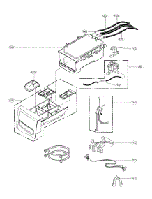 Dispenser parts for Kenmore Elite Washer 79641582412 from AppliancePartsPros.com
