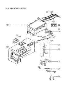 Dispenser Assy parts for Kenmore Elite Washer 79641783710 from AppliancePartsPros.com