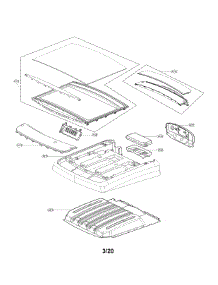 Control Panel & Plate parts for Kenmore Elite Dryer 79671419910 from AppliancePartsPros.com