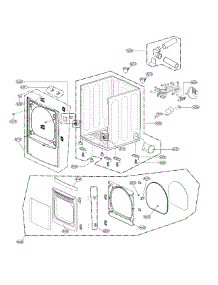 Drum Parts parts for Kenmore Elite Dryer 79671522211 from AppliancePartsPros.com