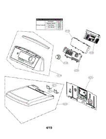 Top And Control Panel Parts parts for Kenmore Elite Dryer 79671523211 from AppliancePartsPros.com