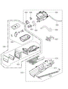 Panel Drawer & Guide parts for Kenmore Elite Dryer 79681073311 from AppliancePartsPros.com