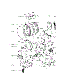 Drum Parts parts for Kenmore Dryer 796.81362910 (79681362910, 796 81362910) from AppliancePartsPros.com