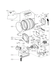 Drum Parts parts for Kenmore Dryer 796.81463910 (79681463910, 796 81463910) from AppliancePartsPros.com