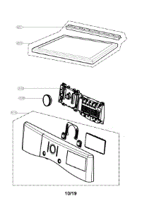 Control Panel Parts parts for Kenmore Dryer 796.81563910 (79681563910, 796 81563910) from AppliancePartsPros.com