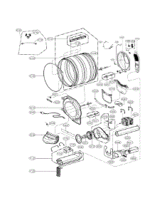 Drum Parts parts for Kenmore Dryer 796.81563910 (79681563910, 796 81563910) from AppliancePartsPros.com