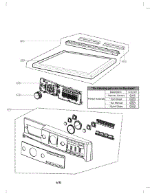 Control Panel Parts parts for Kenmore Dryer 796.81583410 (79681583410, 796 81583410) from AppliancePartsPros.com