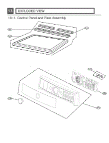 Control Panel & Plate Assy parts for Kenmore Elite Dryer 79681782710 from AppliancePartsPros.com