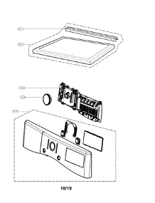 Control Panel Parts parts for Kenmore Dryer 796.91362910 (79691362910, 796 91362910) from AppliancePartsPros.com