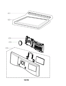 Control Panel Parts parts for Kenmore Dryer 796.91462910 (79691462910, 796 91462910) from AppliancePartsPros.com