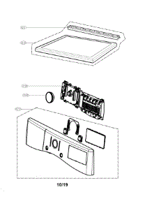 Control Panel Parts parts for Kenmore Dryer 796.91562910 (79691562910, 796 91562910) from AppliancePartsPros.com