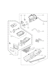 Panel Drawer Assembly Parts parts for Kenmore Dryer 796.91582410 (79691582410, 796 91582410) from AppliancePartsPros.com