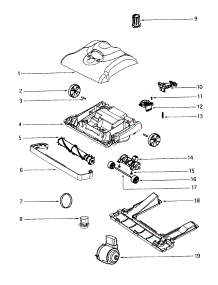 Hood parts for Eureka Upright Vacuum 7977AT from AppliancePartsPros.com