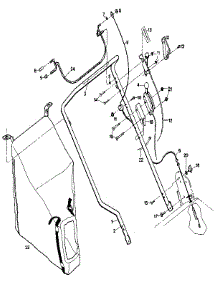 Handle Assembly parts for Craftsman Chipper Shredder 79883 from AppliancePartsPros.com