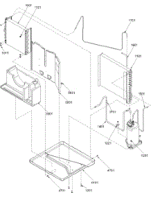 Chassis Assembly parts for Amana Room Air Conditioner 7M51TA-P1214604R from AppliancePartsPros.com
