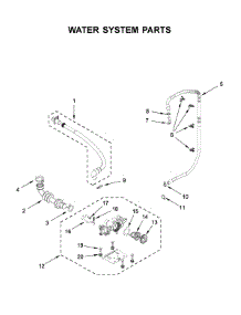 Water System Parts parts for Maytag Washer 7MMHW6621HW0 from AppliancePartsPros.com