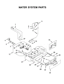 Water System Parts parts for Whirlpool Washer 7MWFW6622HW0 from AppliancePartsPros.com
