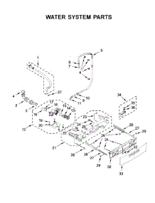 Water System Parts parts for Whirlpool Washer 7MWFW6622HW1 from AppliancePartsPros.com