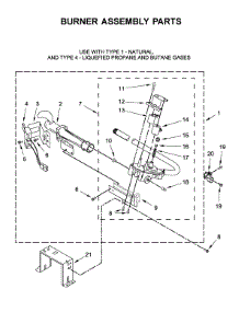 Burner Assembly Parts parts for Whirlpool Dryer 7MWGD6620HW0 from AppliancePartsPros.com