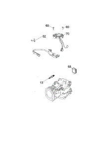 880-010500 Electric Starter parts for Mtd Lawn & Garden Engine 7T84JUA from AppliancePartsPros.com