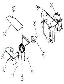 Blower Assembly parts for Kenmore Central Air Conditioner 80110 from AppliancePartsPros.com