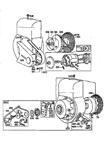 Wind-Up Starter Assembly parts for Briggs & Stratton Lawn & Garden Engine 80200 TO 80299 (2035 - 2049) from AppliancePartsPros.com