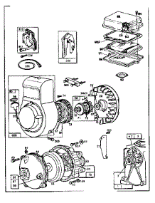Rewind Starter Assembly parts for Briggs & Stratton Lawn & Garden Engine 80200 TO 80299 (2226 - 2226) from AppliancePartsPros.com