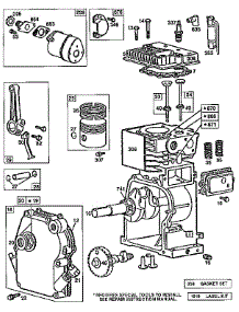 Replacement Parts parts for Briggs & Stratton Lawn & Garden Engine 80202-2209-011 from AppliancePartsPros.com