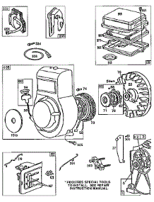 Rewind Starter Assembly parts for Briggs & Stratton Lawn & Garden Engine 80202-2209-011 from AppliancePartsPros.com