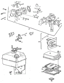 Detail "B" - Engine, Rear parts for Briggs & Stratton Lawn & Garden Engine 80202-2369-01 from AppliancePartsPros.com