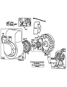Rewind Starter Assembly parts for Briggs & Stratton Lawn & Garden Engine 80212-8702-01 from AppliancePartsPros.com