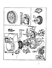 Rewind Starter Assembly parts for Briggs & Stratton Lawn & Garden Engine 80300 TO 80499 (0010 - 0072) from AppliancePartsPros.com