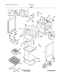 Body parts for Ikea Electric Range 80462054A from AppliancePartsPros.com