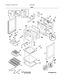 Body parts for Ikea Electric Range 80462054B from AppliancePartsPros.com