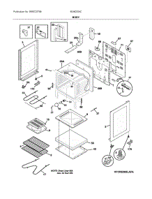 Body parts for Ikea Electric Range 80462054C from AppliancePartsPros.com