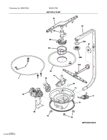 Motor & Pump parts for Ikea Dishwasher 804621670A from AppliancePartsPros.com