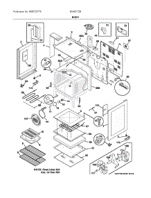 Body parts for Ikea Electric Range 80462172B from AppliancePartsPros.com