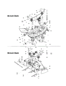 Mower Decks parts for Troy-Bilt Front-Engine Lawn Tractor 809 from AppliancePartsPros.com