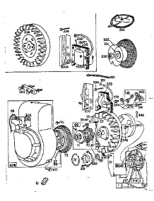 Rewind Starter Assembly parts for Briggs & Stratton Lawn & Garden Engine 81200 TO 81299 (0010 - 0202) from AppliancePartsPros.com