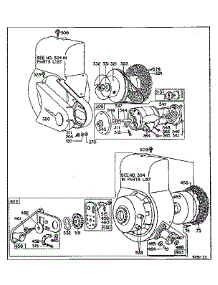 Wind-Up Starter Assembly parts for Briggs & Stratton Lawn & Garden Engine 81300 TO 81499 (943500 - 943999) from AppliancePartsPros.com