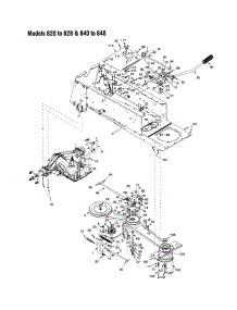Shift Lever And Cover parts for Mtd Front-Engine Lawn Tractor 820 THRU 828 from AppliancePartsPros.com