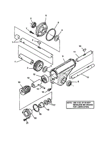 Gearbox / Shafts parts for Snapper Gas Snowblower 8246 from AppliancePartsPros.com