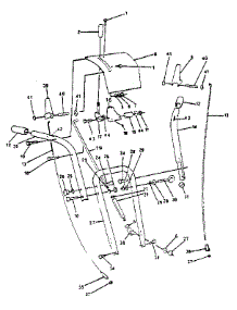 Handle Lhos parts for Dynamark Gas Snowblower 826 from AppliancePartsPros.com