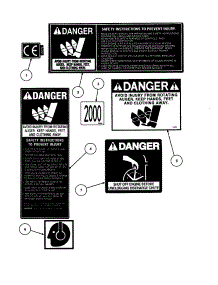 Decals parts for Snapper Gas Snowblower 8265 from AppliancePartsPros.com